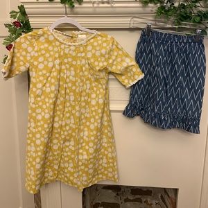 Persnickety Sail Away dress and ruffle shorts